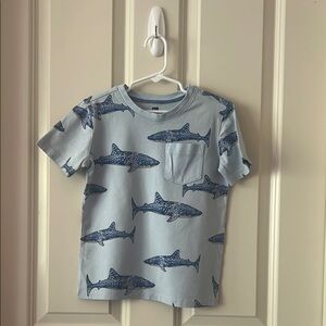 Tea Collection Light Blue Shark Tee
